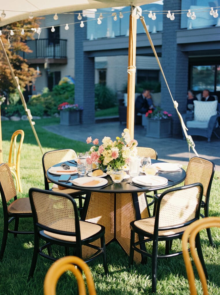A Coastal-Inspired Lakeside Tented Wedding in Michigan