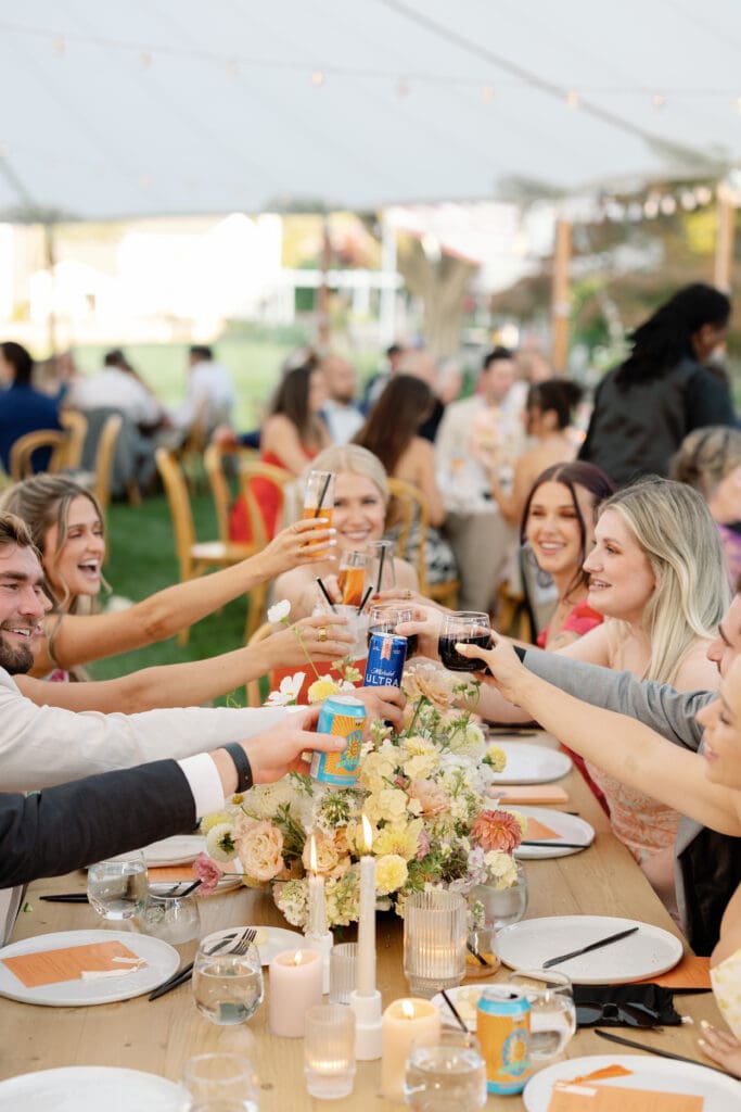 A Coastal-Inspired Lakeside Tented Wedding in Michigan