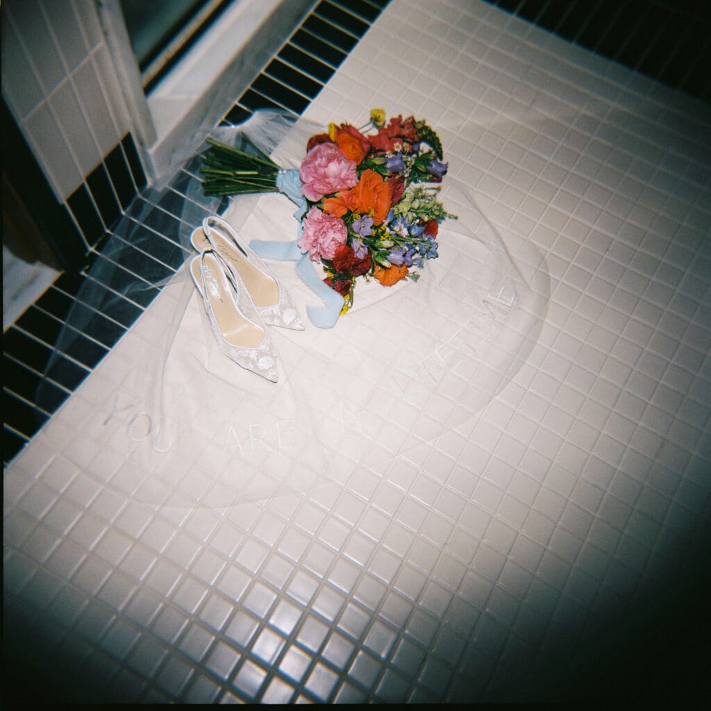 Shinola Hotel wedding ceremony captured by Mikayla Scheibe Photography