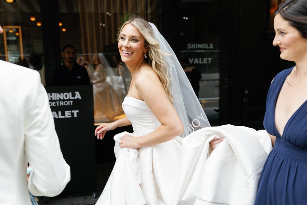 Shinola Hotel wedding captured by Mikayla Scheibe Photography