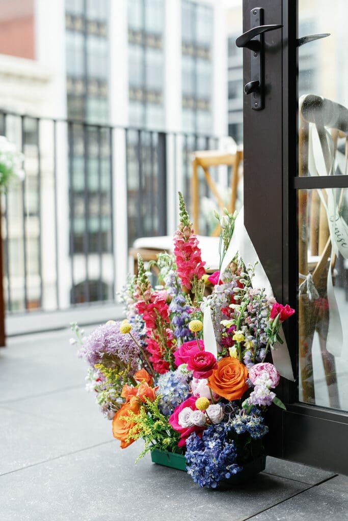 Shinola Hotel wedding ceremony captured by Mikayla Scheibe Photography