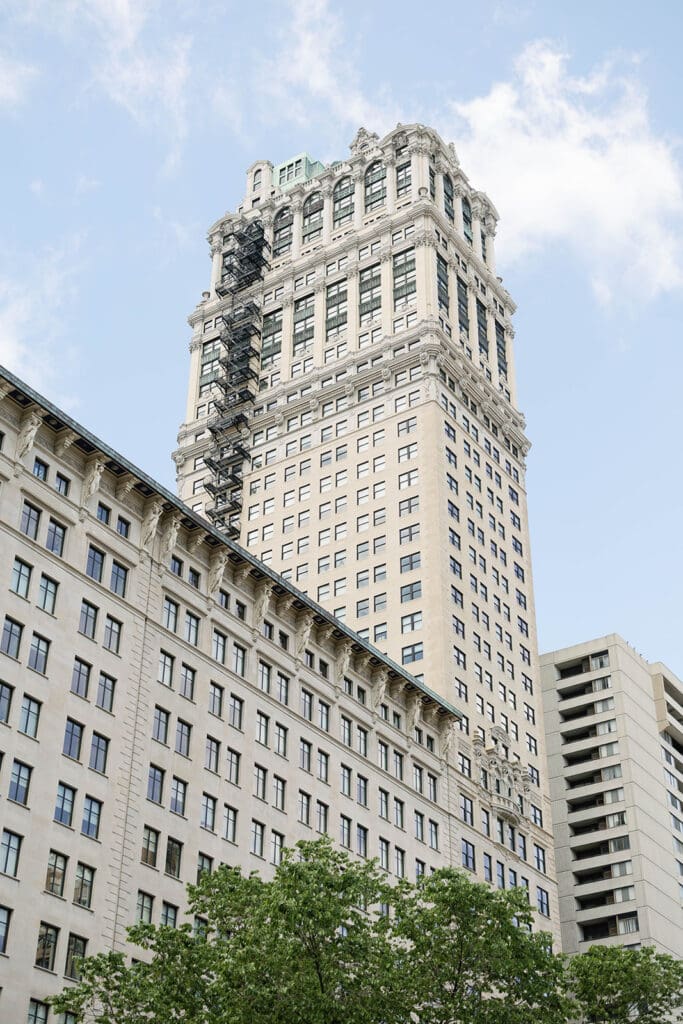 Elegant Detroit wedding at Book Tower venue
